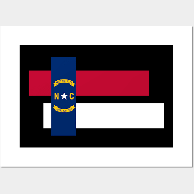 North Carolina Flag Wall Art by Historia